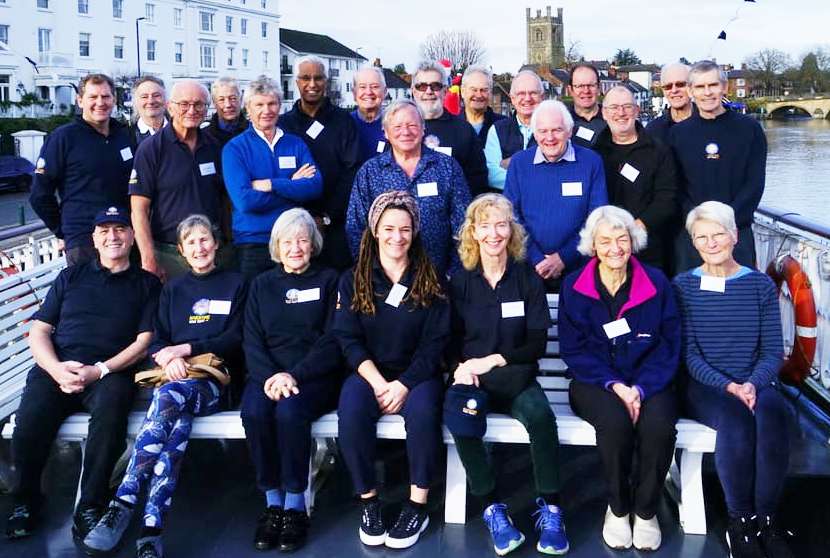 Group of volunteers at Rivertime Boat trust